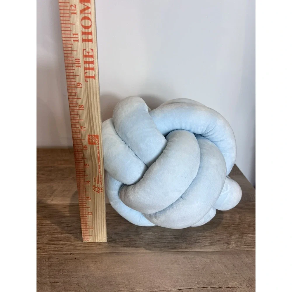 Soft Knot Ball Pillows Round Throw Pillow Cushion Plush Pillow Knotted Pillow